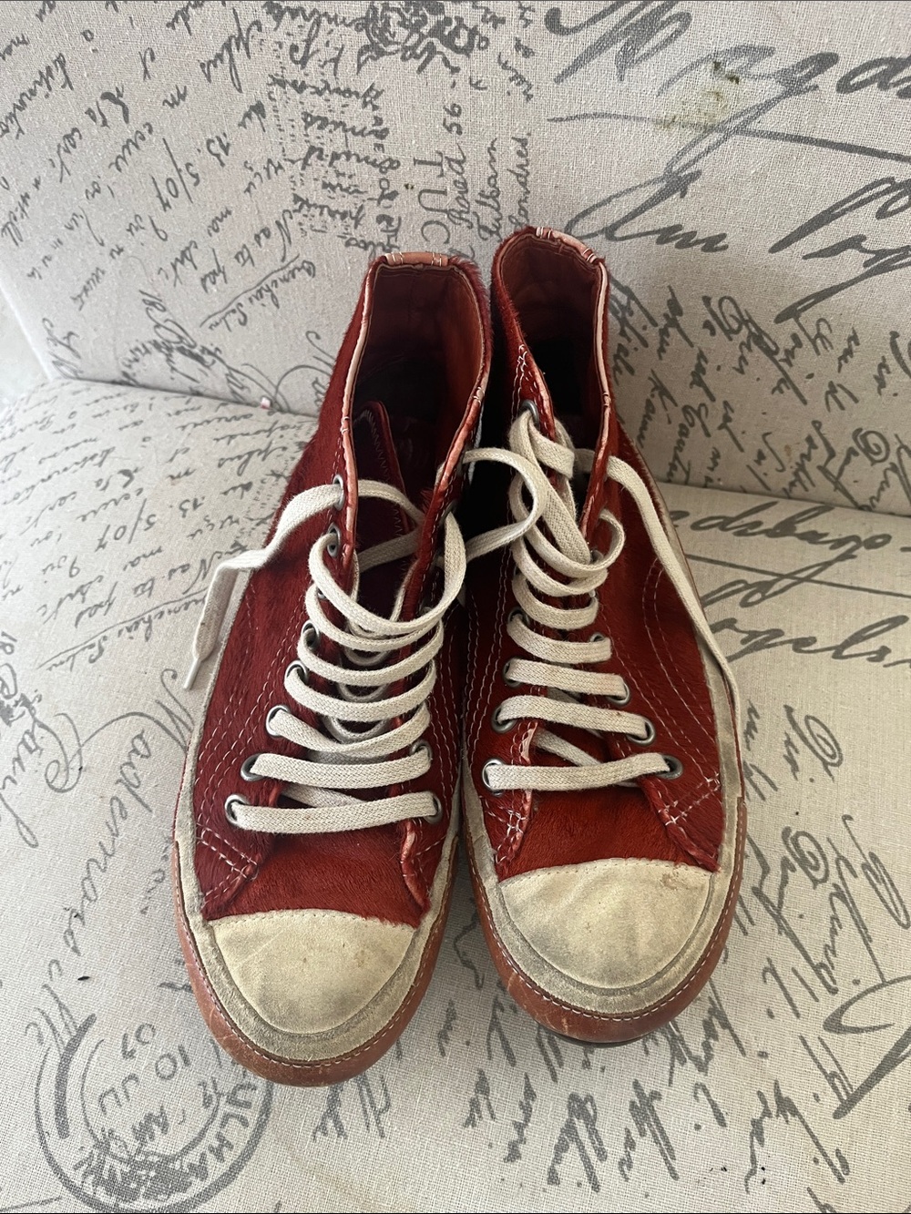 DRIES VAN NOTEN Sneakers Hi Top Calf Hair Leather